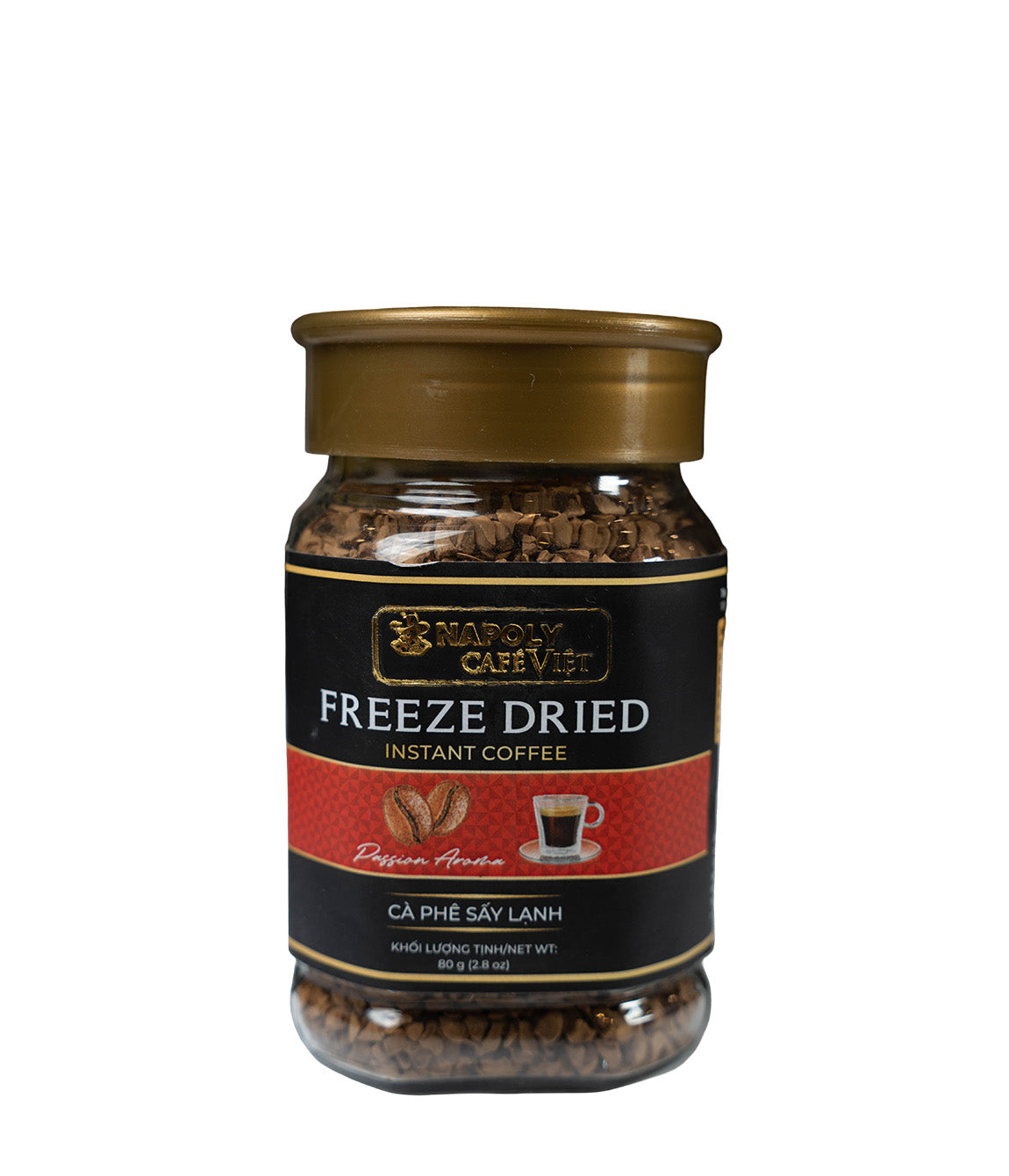NAPOLI -FREEZE DRIED INSTANT BLACK COFFEE(80g)