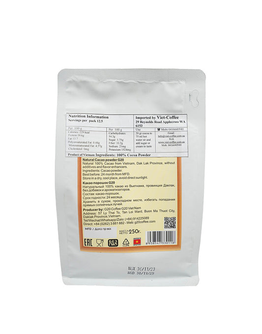 G20 Cacao 100% 250g