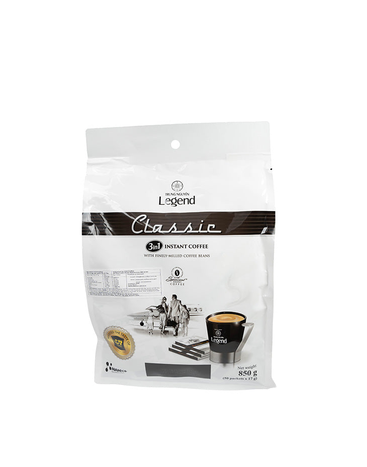 Trung Nguyen G7 Coffee, Legend Classic 3 in 1 50 sachet of 17 g = 850g