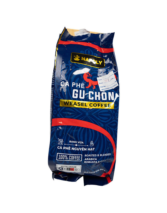 Napoly Ca Phe Gu Chon Weasel Coffee Arabica Robusta Culi 500g Beans