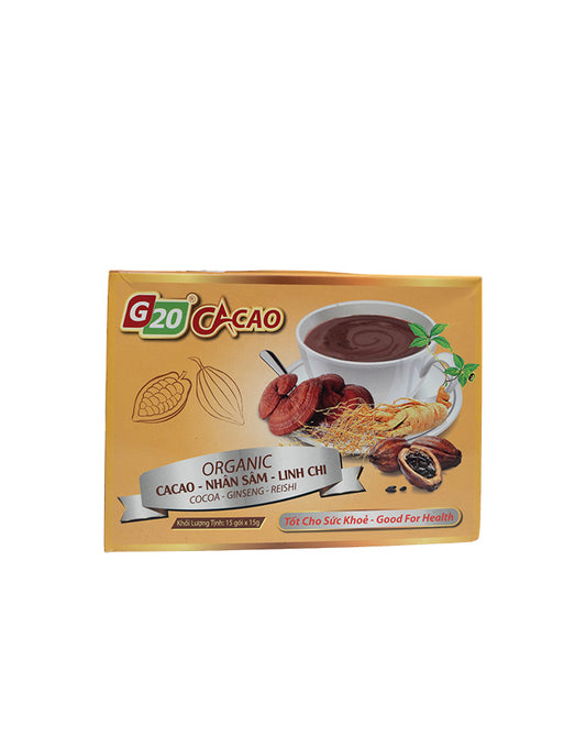 G20 Cocoa Ginseng Reishi mix (15 sticks/box)