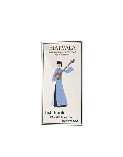 Hatvala Fish hook Green Tea from Tan Coung 100g