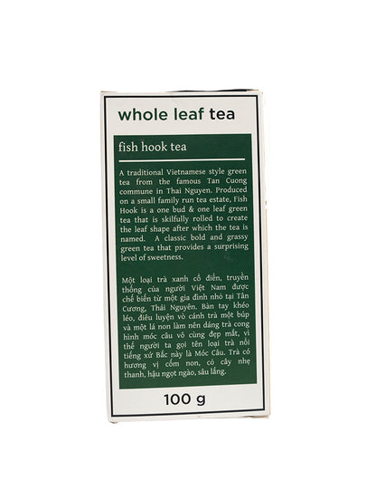 Hatvala Fish hook Green Tea from Tan Coung 100g
