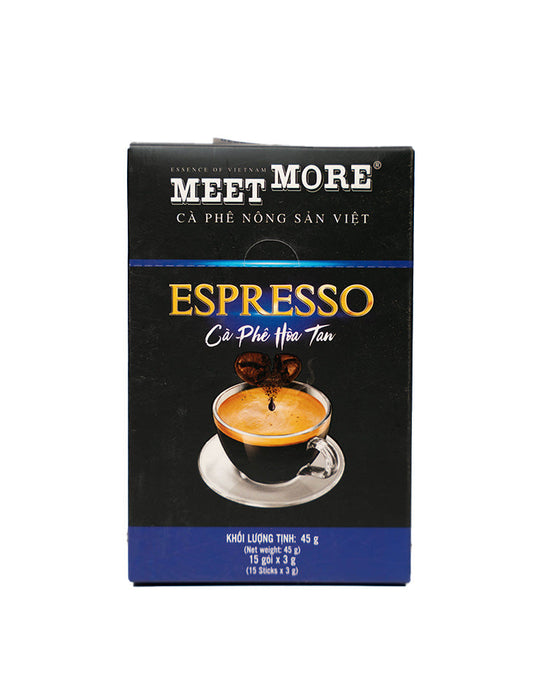MEETMORE - ESPRESSO INSTANT COFFEE (15 Sticks/box, 3g each)