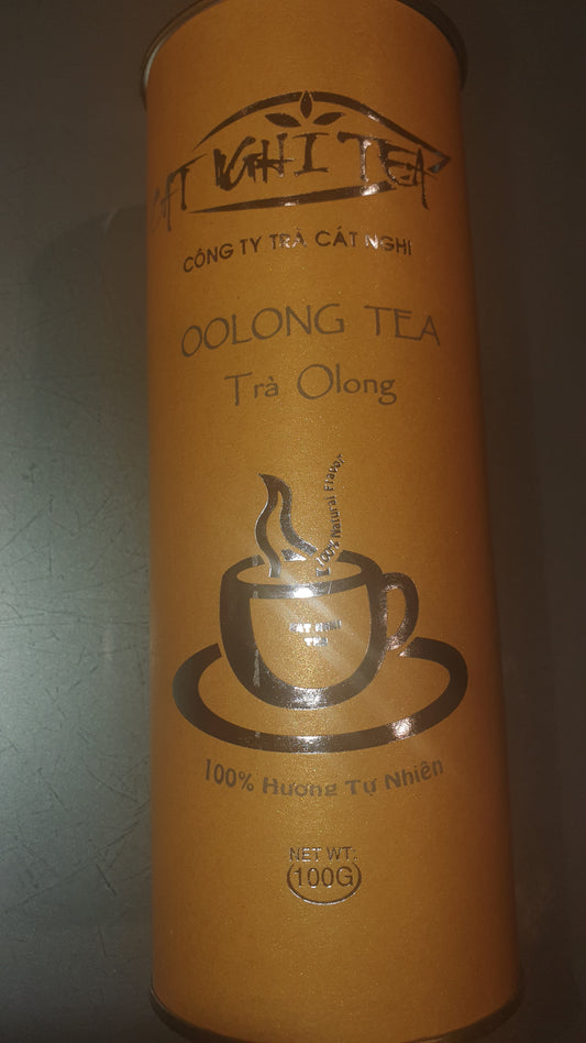 Cat Nghi Oolong Tea is a premium, semi-fermented Vietnamese tea produced in Bao Lam, Lam Dong, known for its smooth, aromatic profile with notes of orchid and honey. It offers a golden-amber liquor, providing a rich, complex, and slightly sweet flavor profile. 