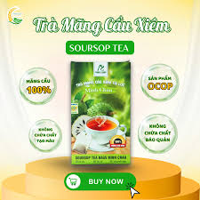 Premium Sour Sop tea from Tra Vinh Vietnam. Roasted and Dried with Modern Technology to preserve its Natural Refreshing taste. 